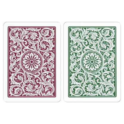 Copag 1546 ELITE Green/Burgundy JUMBO SET 2 pack by Copag - Carti De Joc Premium