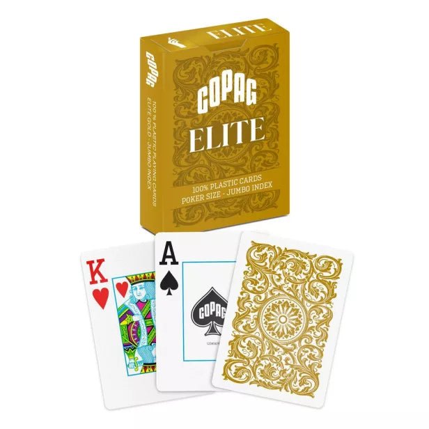 Copag ELITE GOLD Jumbo Index by Copag - Carti De Joc Premium