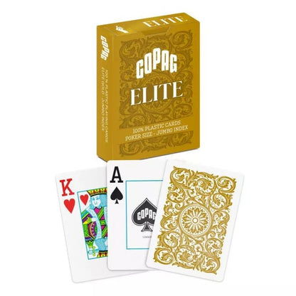 Copag ELITE GOLD Jumbo Index by Copag - Carti De Joc Premium