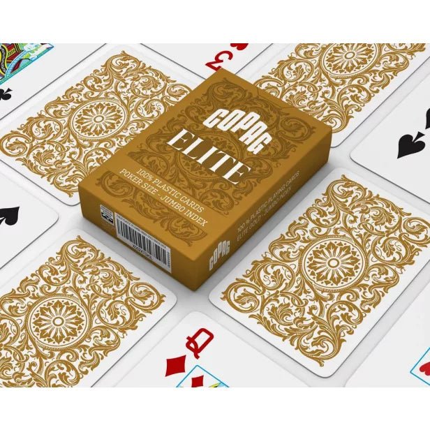Copag ELITE GOLD Jumbo Index by Copag - Carti De Joc Premium