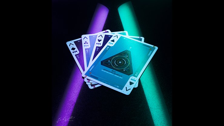 Cyberware Neon by Excelsior Playing Cards - Carti De Joc Premium