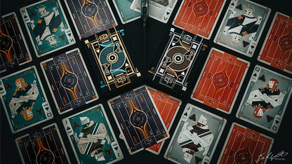 Cyberware Rouge by Excelsior Playing Cards - Carti De Joc Premium