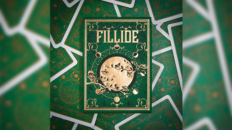 Fillide: A Sicillian Folk Tale Forest Green V2 by Jocu Playing Cards - Carti De Joc Premium