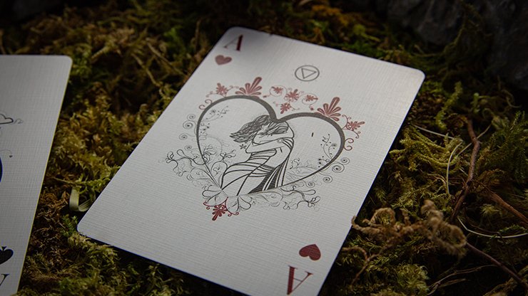 Fillide: A Sicillian Folk Tale Forest Green V2 by Jocu Playing Cards - Carti De Joc Premium