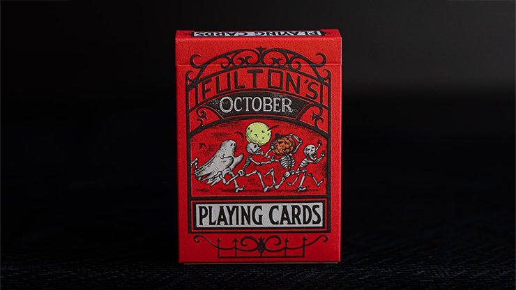 Fulton's October Red Edition by Fulton's Playing Cards - Carti De Joc Premium