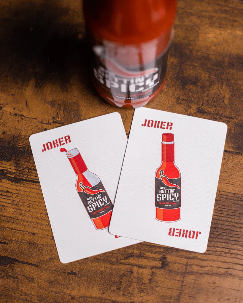 Gettin’ Spicy - Chili Pepper by Organic Playing Cards - Carti De Joc Premium