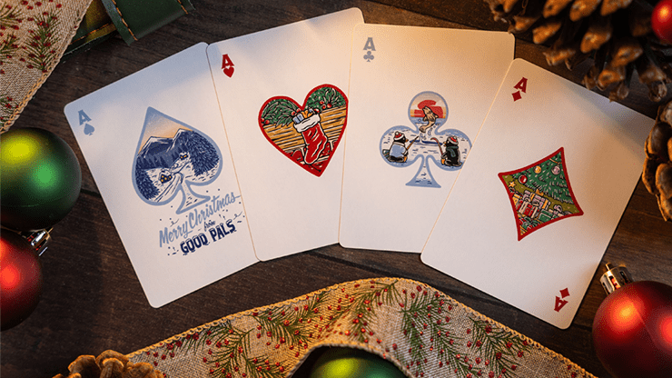 Good Pals Christmas (Santa Edition) Playing Cards - Carti De Joc Premium