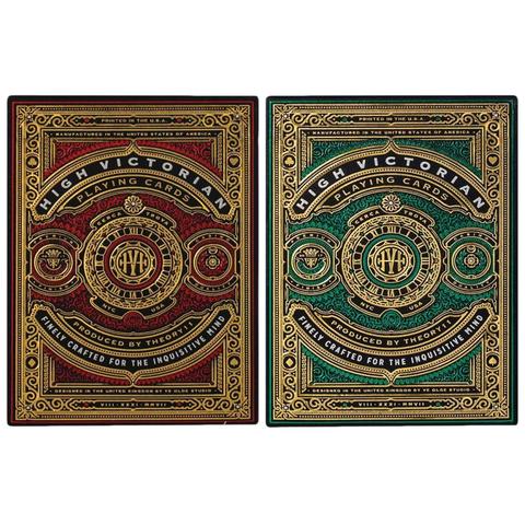 High Victorian Green & Red SET 2pack by Theory11 - Carti De Joc Premium