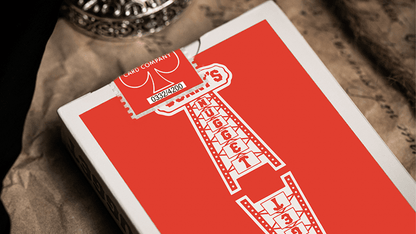 Jerry's Nugget Monotone Atomic Red by Riffle Shuffle - Carti De Joc Premium