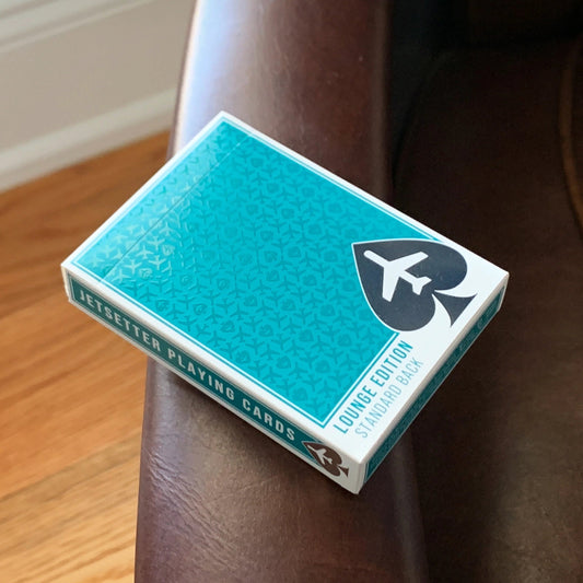 Jetsetter Lounge Edition in Terminal Teal by Jetsetter Playing Cards - Carti De Joc Premium