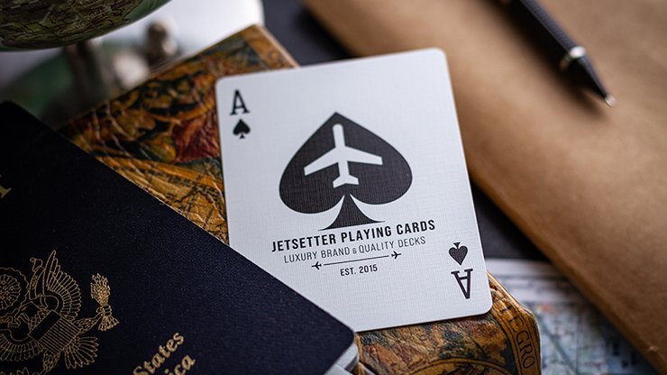 Jetsetter Lounge Edition in Terminal Teal by Jetsetter Playing Cards - Carti De Joc Premium
