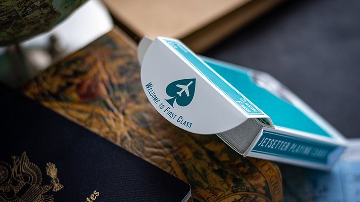 Jetsetter Lounge Edition in Terminal Teal by Jetsetter Playing Cards - Carti De Joc Premium