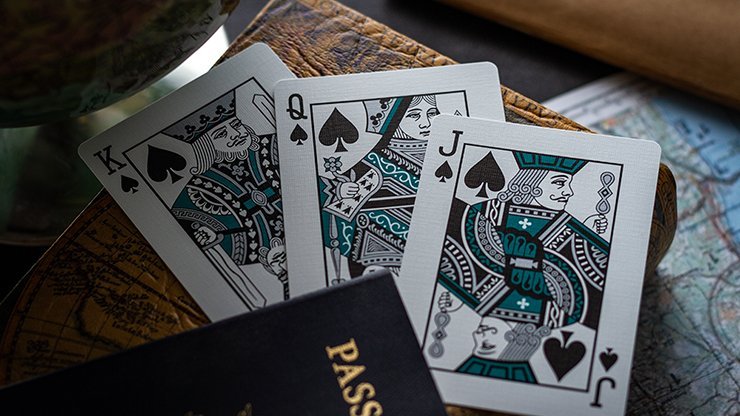Jetsetter Lounge Edition in Terminal Teal by Jetsetter Playing Cards - Carti De Joc Premium