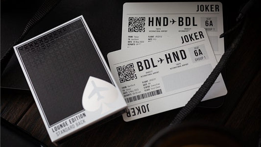 Jetsetter Lounge Edition Unmarked Tarmac Black by Jetsetter Playing Cards - Carti De Joc Premium