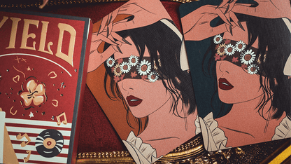 Keep Smiling: Yield by Bacon Playing Cards - Carti De Joc Premium