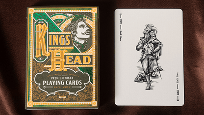 Kings Head (Green & Yellow) by The Joker & The Thief - Carti De Joc Premium