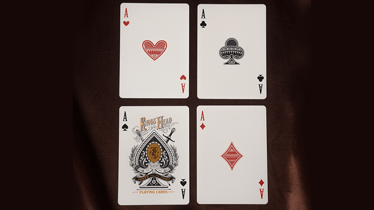 Kings Head (Green & Yellow) by The Joker & The Thief - Carti De Joc Premium