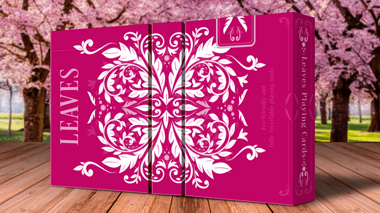 Leaves Summer Pink by Dutch Card House Company - Carti De Joc Premium
