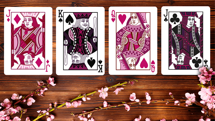 Leaves Summer Pink by Dutch Card House Company - Carti De Joc Premium