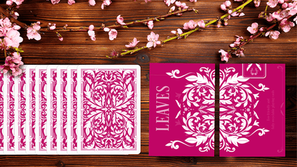 Leaves Summer Pink by Dutch Card House Company - Carti De Joc Premium