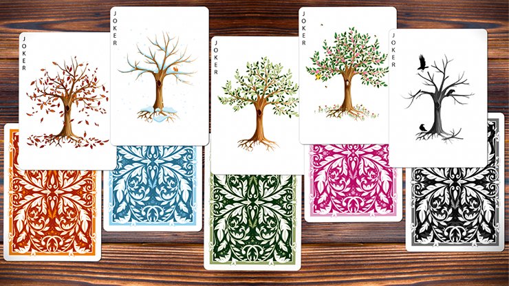 Leaves Winter Collector's Edition White by Dutch Card House Company - Carti De Joc Premium