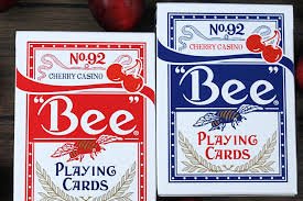 Limited Bee X Cherry Blue & Red SET 2 pack by Phill Smith - Carti De Joc Premium