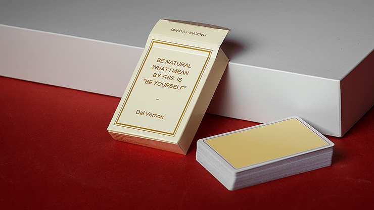 Magic Notebook Deck - Limited Edition (Champagne) by Bocopo - Carti De Joc Premium