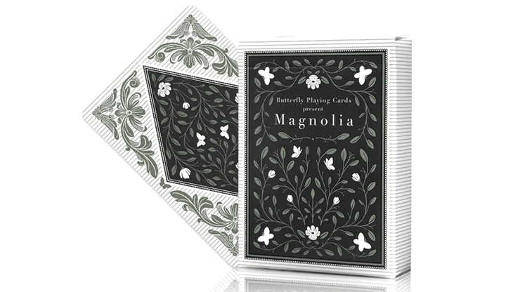 Magnolia White by Butterfly Playing Cards - Carti De Joc Premium
