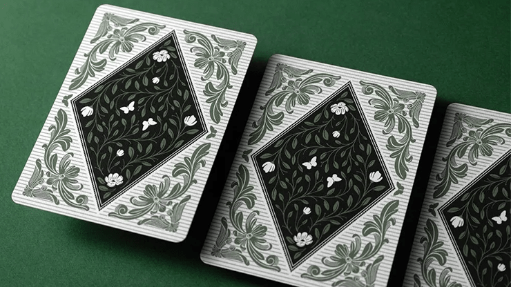Magnolia White by Butterfly Playing Cards - Carti De Joc Premium