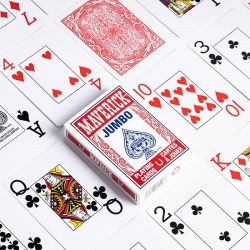 Maverik Red Jumbo Index by USPCC - Carti De Joc Premium