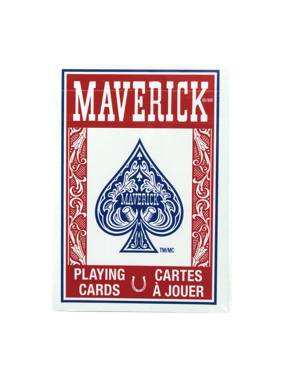 Maverik Red Standard Index by USPCC - Carti De Joc Premium