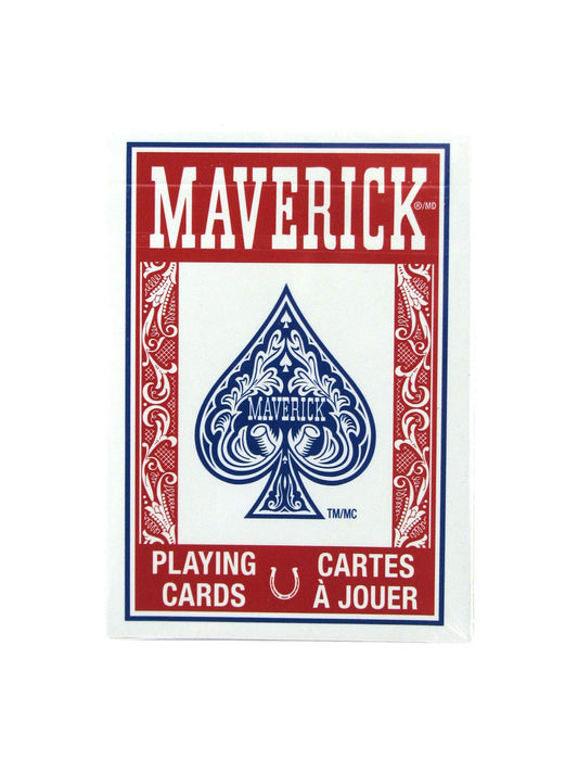 Maverik Red Standard Index by USPCC - Carti De Joc Premium