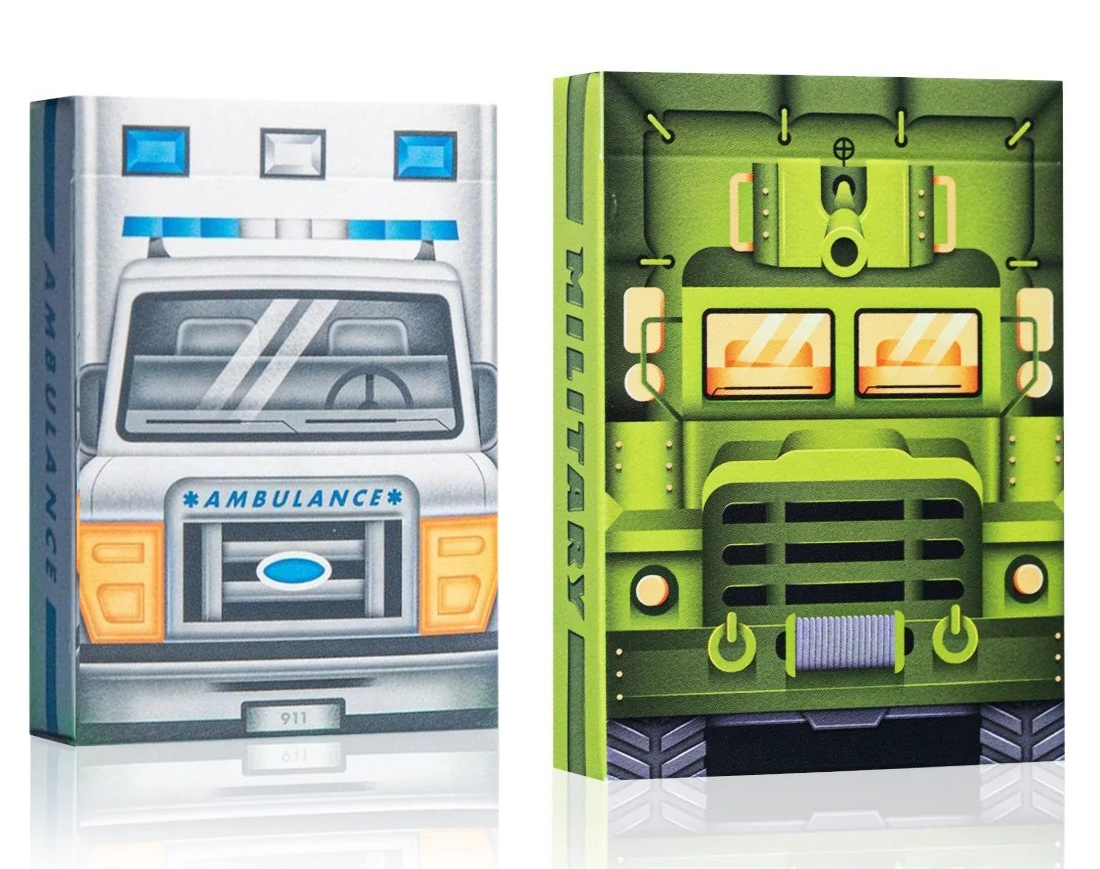 Ambulance & Military SET 2pack by Riffle Shuffle