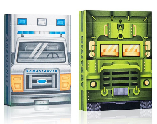 Ambulance & Military SET 2pack by Riffle Shuffle