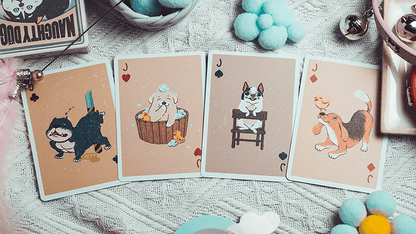 Naughty Dog by 808 Magic and Bacon Playing Card - Carti De Joc Premium