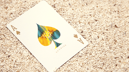 Pearl Playing Cards: Sunrise by Hanson Chien - Carti De Joc Premium