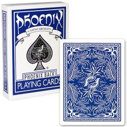 Phoenix Blue Deck Classic Index by Card Shark - Carti De Joc Premium
