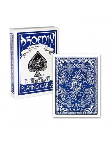 Phoenix Blue & Red Deck Classic Index SET 2pack by Card Shark - Carti De Joc Premium