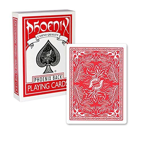 Phoenix Blue & Red Deck Classic Index SET 2pack by Card Shark - Carti De Joc Premium