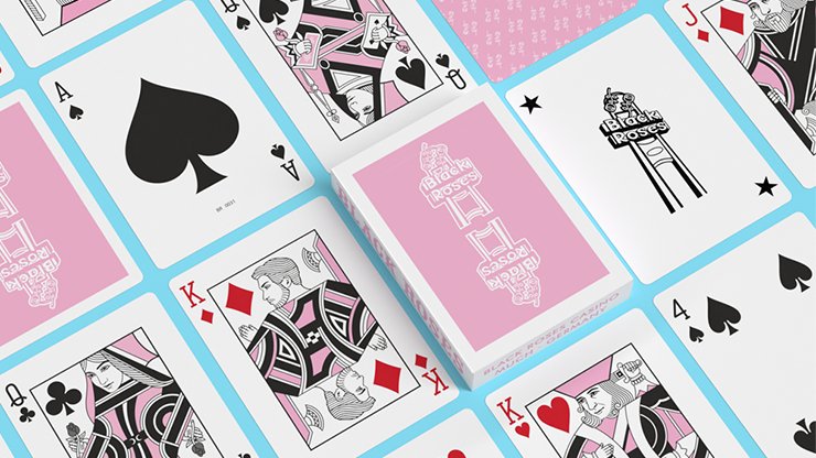 Pink BR Vintage Casino by Black Roses Playing Cards - Carti De Joc Premium