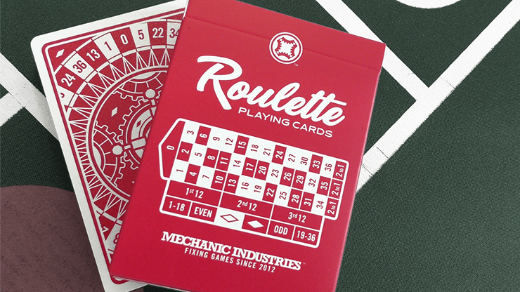 Roulette Red by Mechanic Industries - Carti De Joc Premium