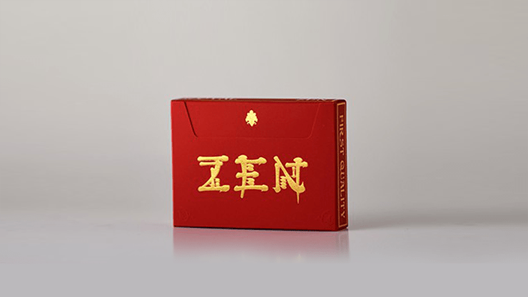 Royal Zen RED/GOLD by Expert Playing Cards - Carti De Joc Premium