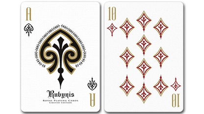 Rubynis Royal Blue Wax Seal by Sixty Four Playing Cards - Carti De Joc Premium