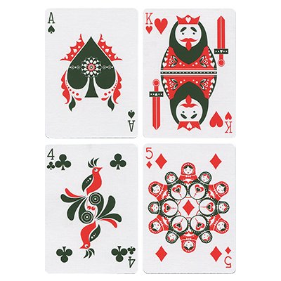 Russian Folk Art Deck by Natalia Silva - Carti De Joc Premium