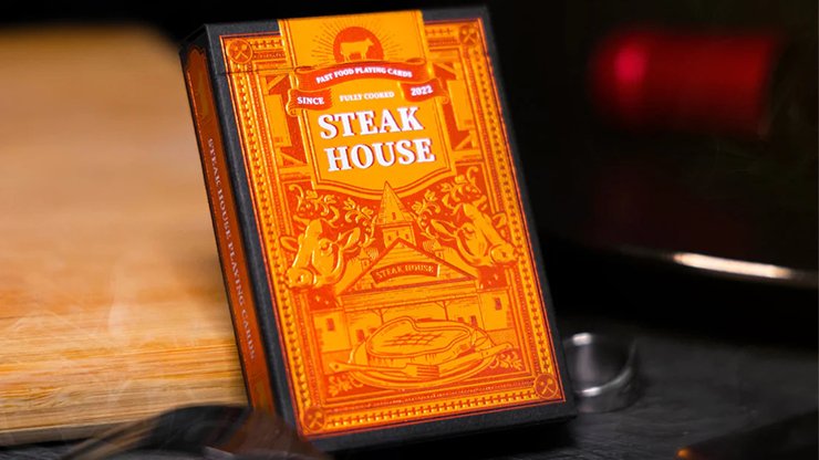 Steak House by Fast Foods Playing Cards - Carti De Joc Premium