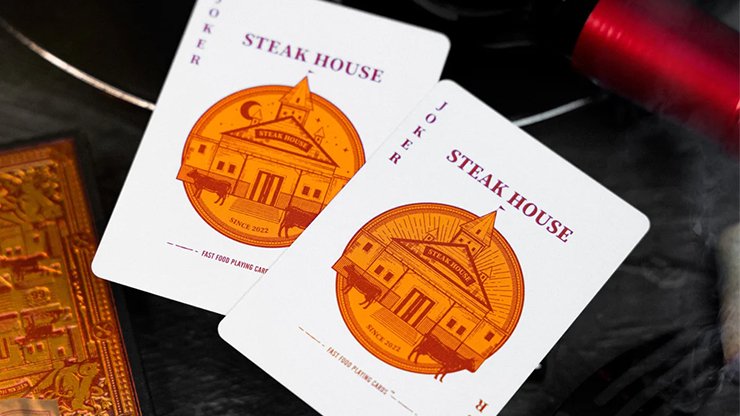 Steak House by Fast Foods Playing Cards - Carti De Joc Premium