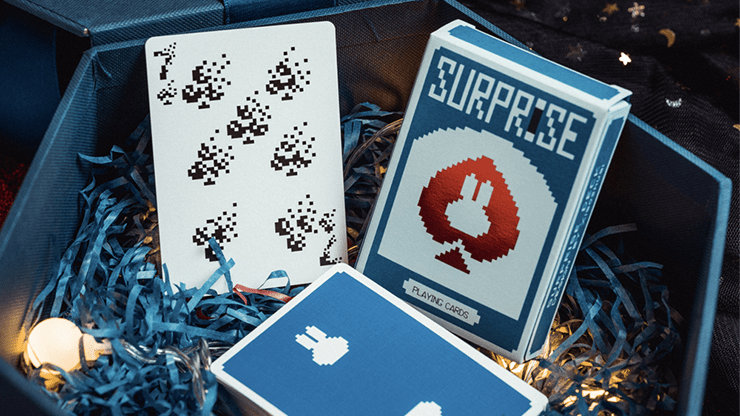 Surprise Deck V5 Blue by Bacon Playing Card - Carti De Joc Premium
