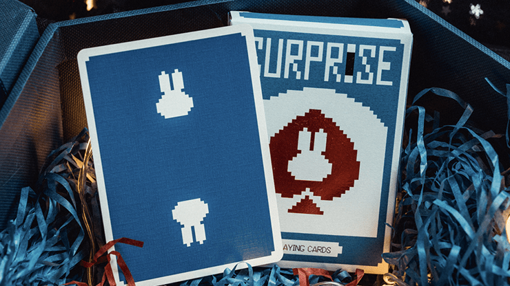 Surprise Deck V5 Blue by Bacon Playing Card - Carti De Joc Premium