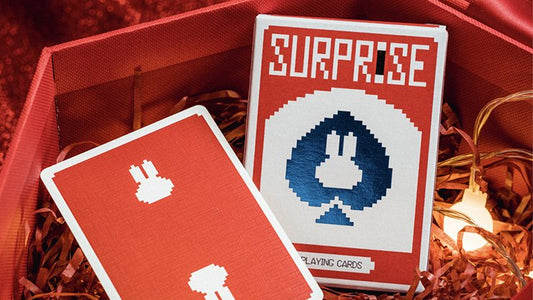 Surprise Deck V5 Red by Bacon Playing Card Company - Carti De Joc Premium