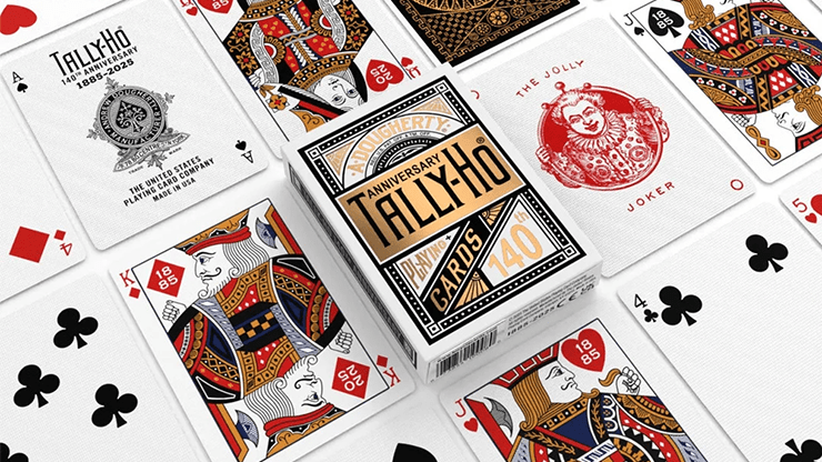 Tally Ho 140th Anniversary Metaluxe by US Playing Card - Carti De Joc Premium